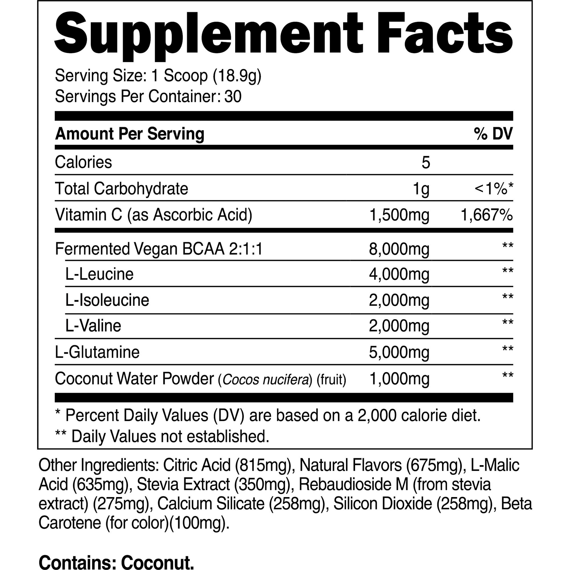 BCAA Glutamine