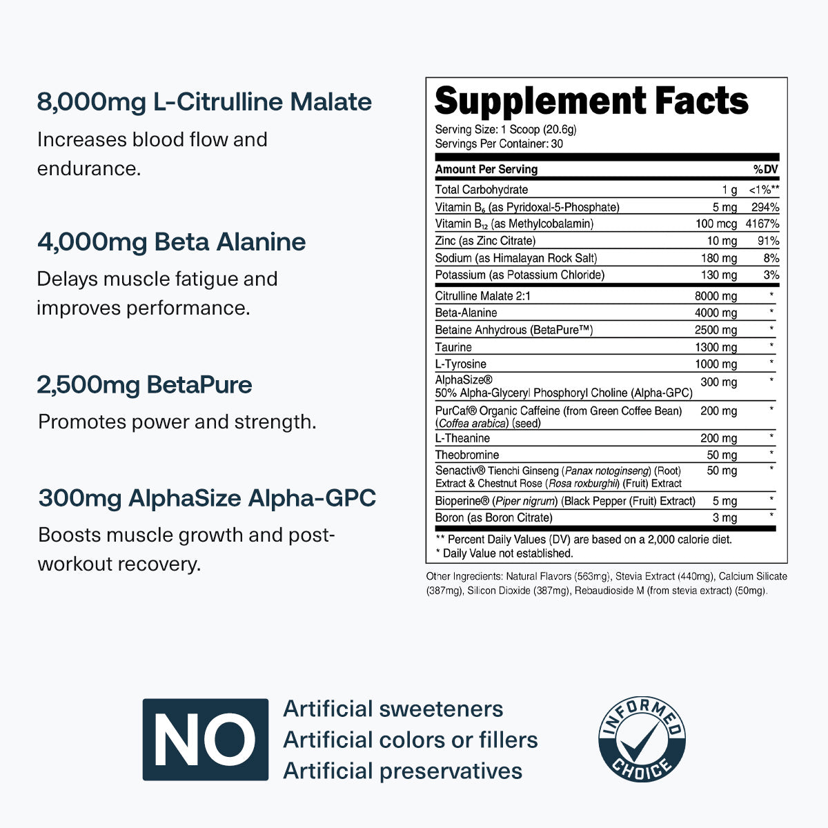 30 Servings-White Cherry