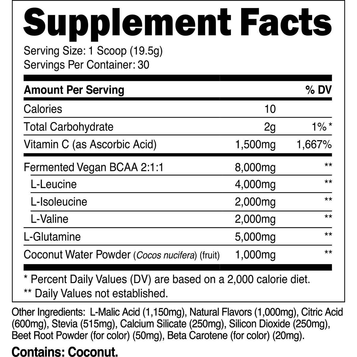 BCAA Glutamine