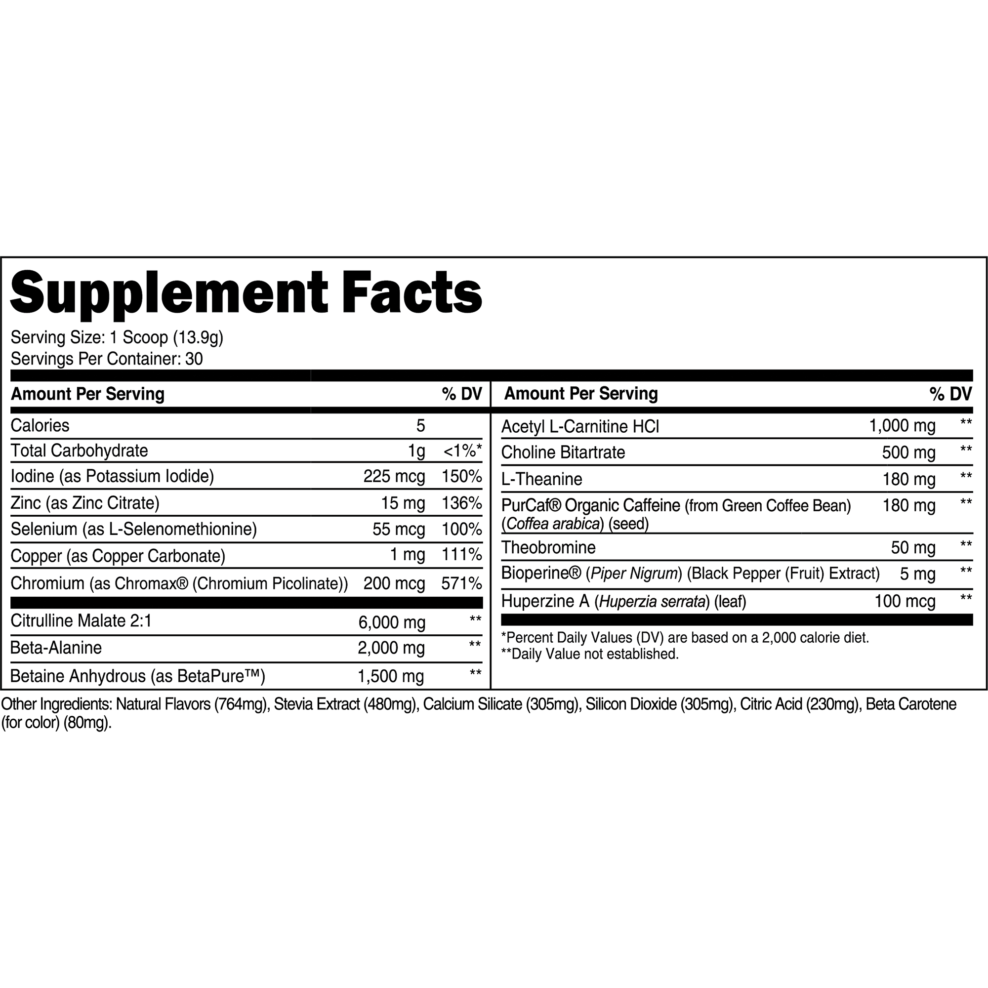 Lean Pre-Workout