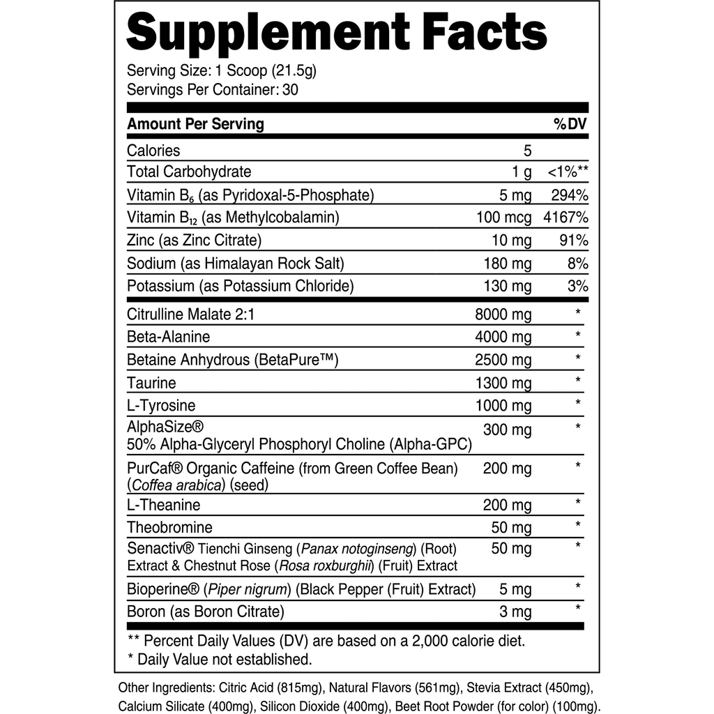 Bulk Pre-Workout