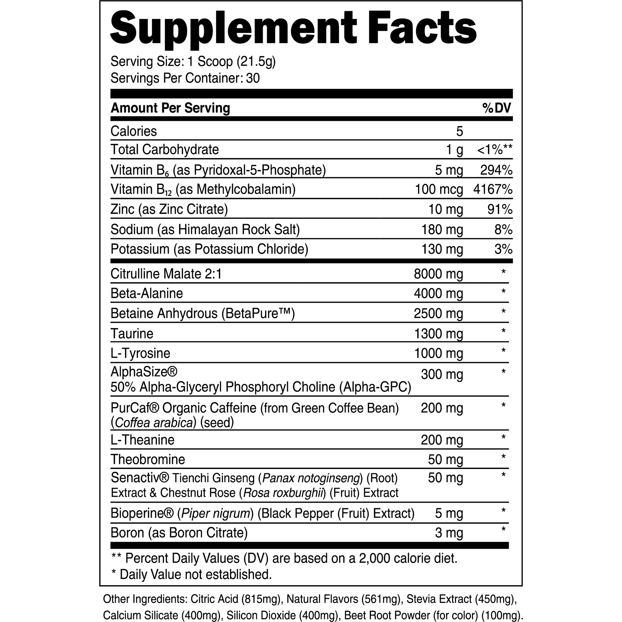 Bulk Pre-Workout