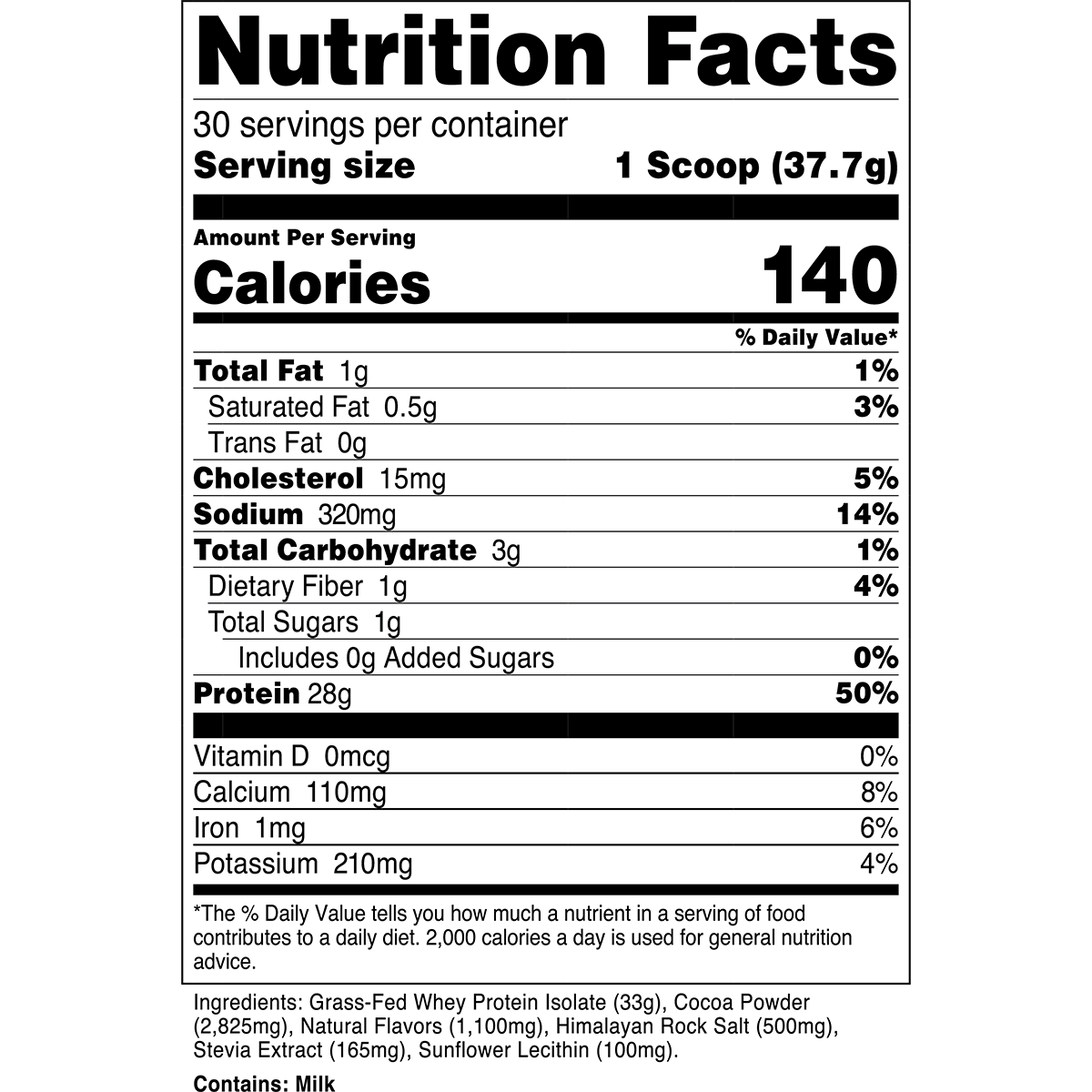 Grass-Fed Whey Protein Isolate