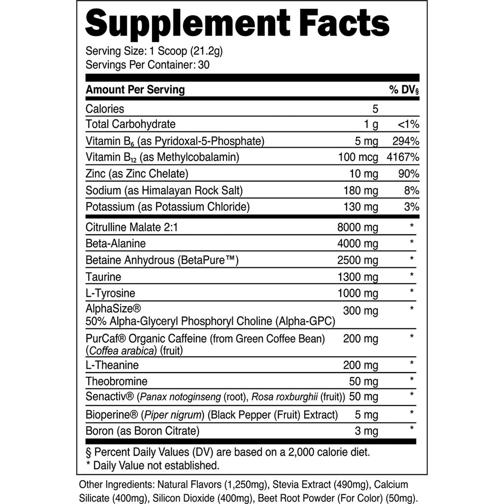Bulk Pre-Workout