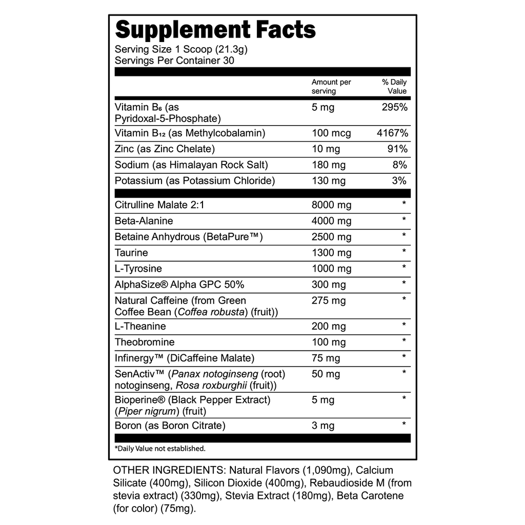 Bulk Black Pre-Workout