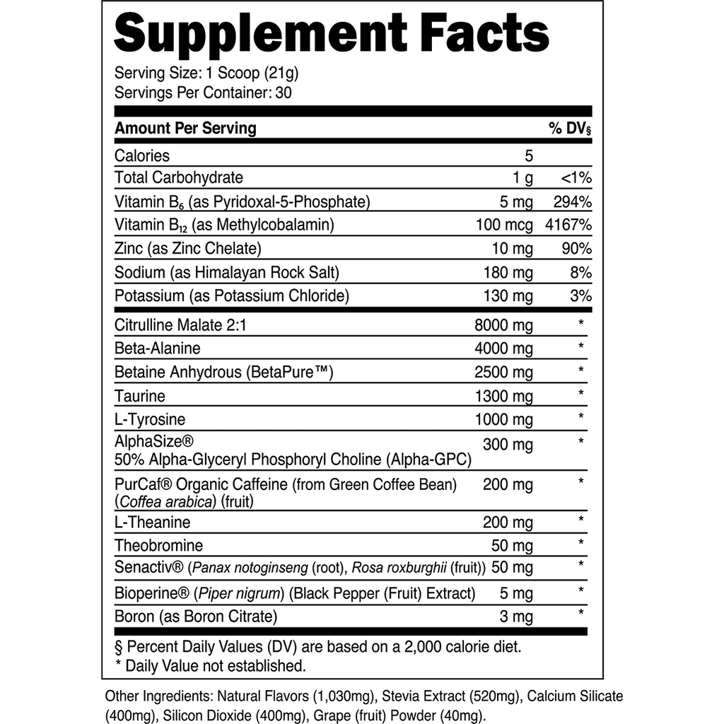 Bulk Pre-Workout