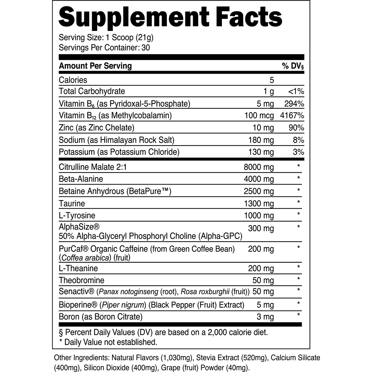 Bulk Pre-Workout