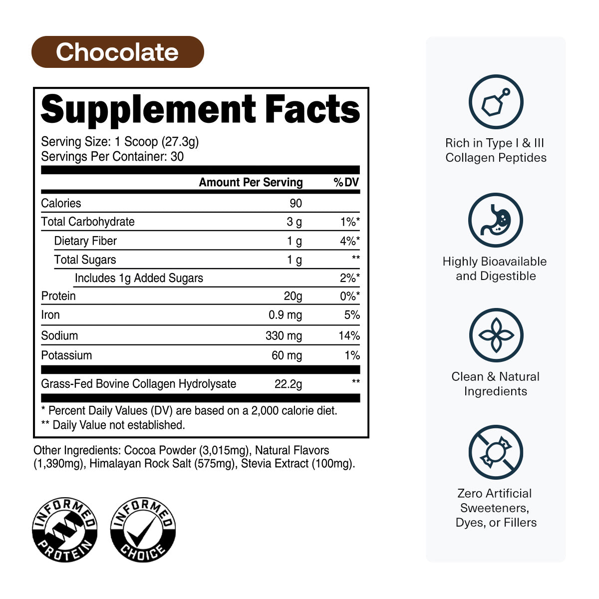 30 Servings-Chocolate