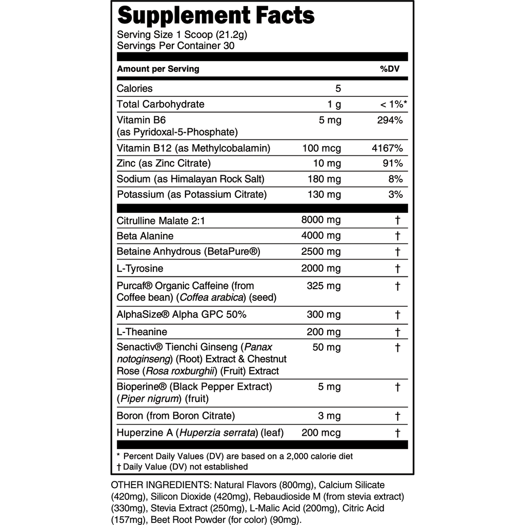 Bulk Black Pre-Workout