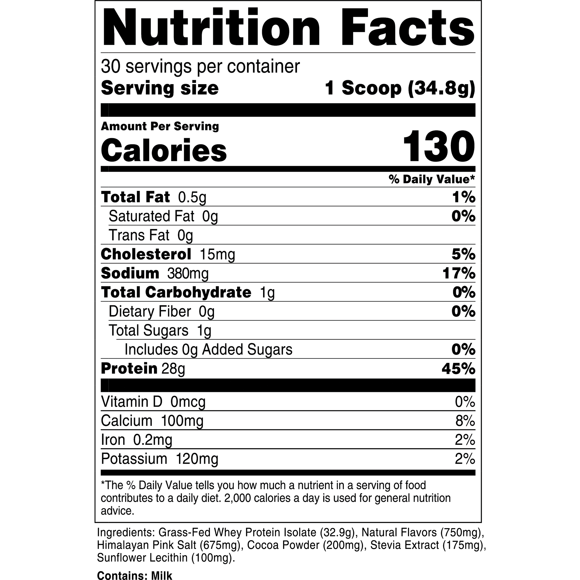 Grass-Fed Whey Protein Isolate