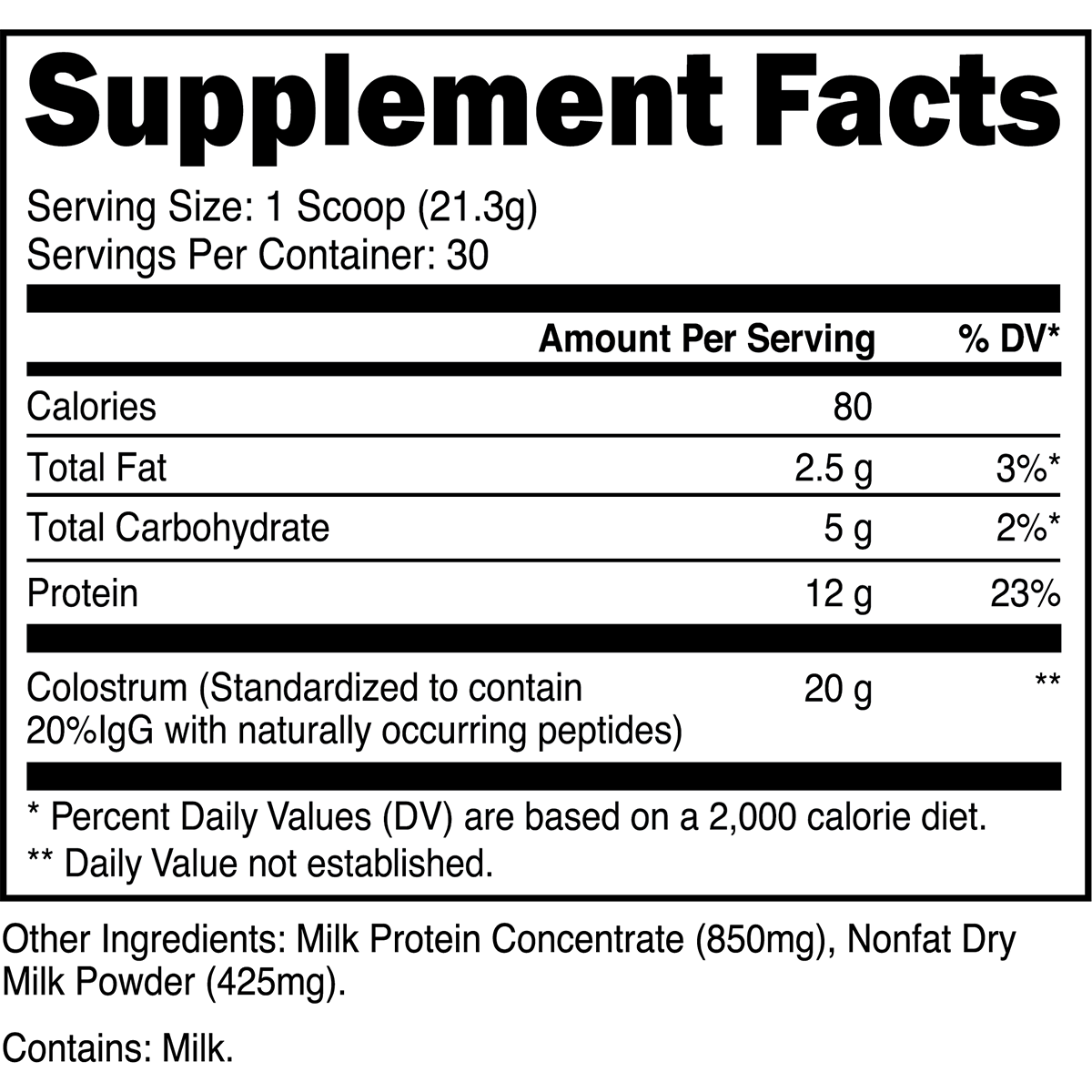 30 Servings-Unflavored