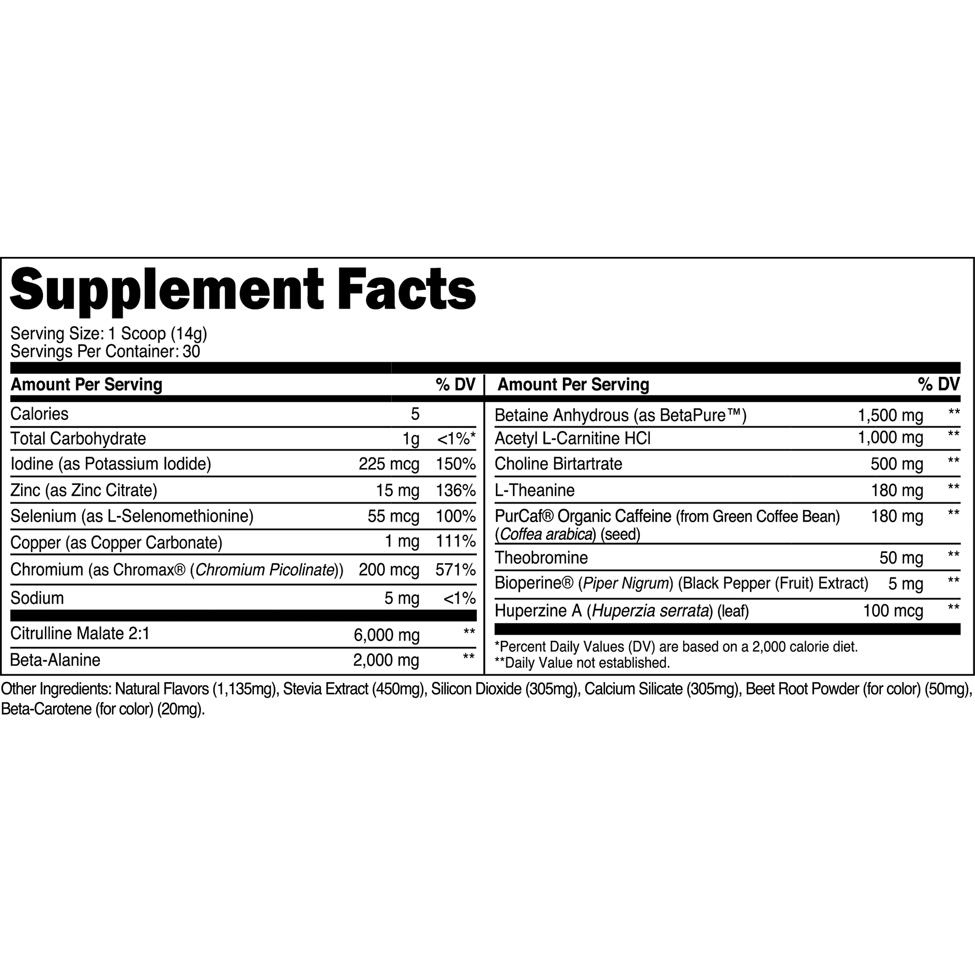 Lean Pre-Workout
