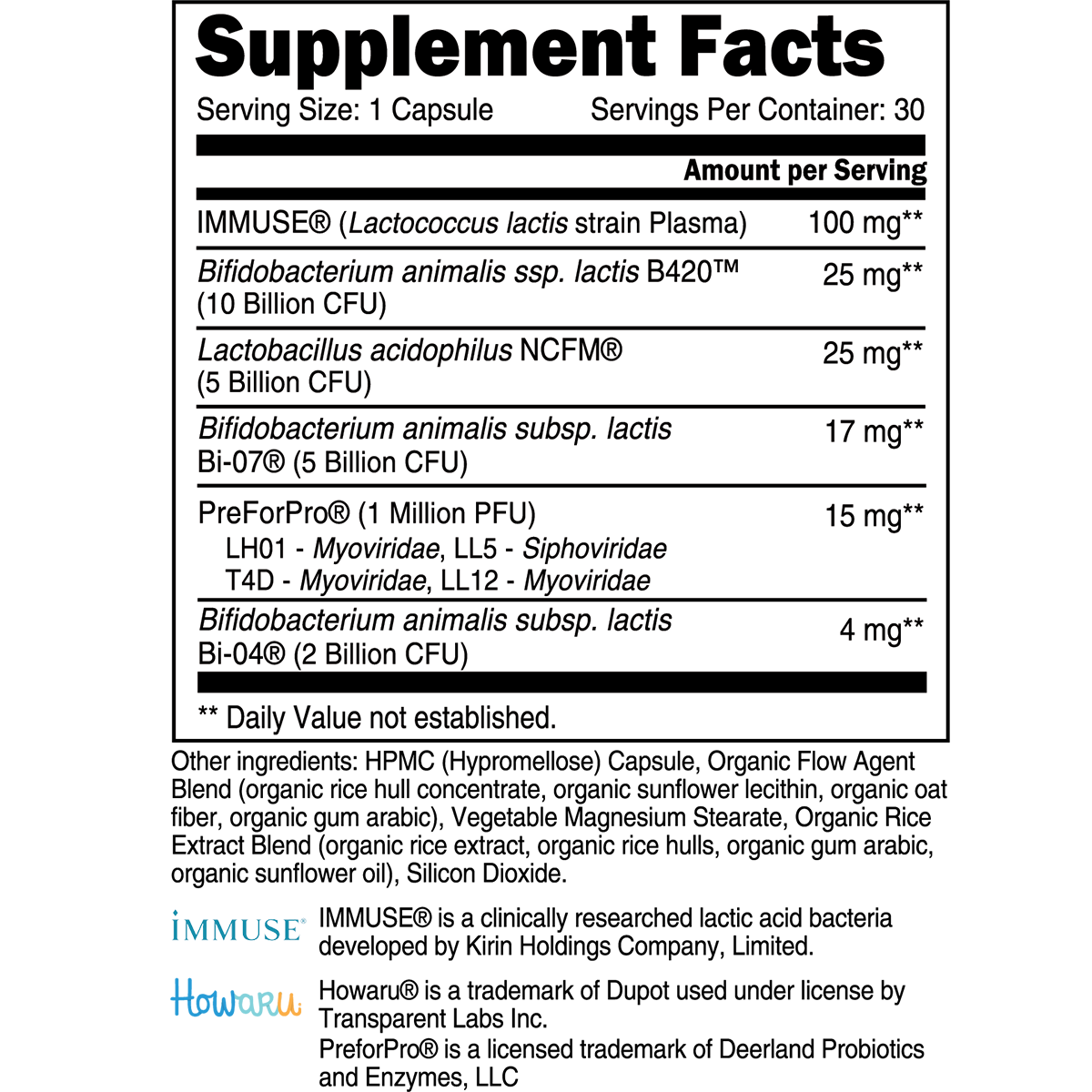 30 Servings