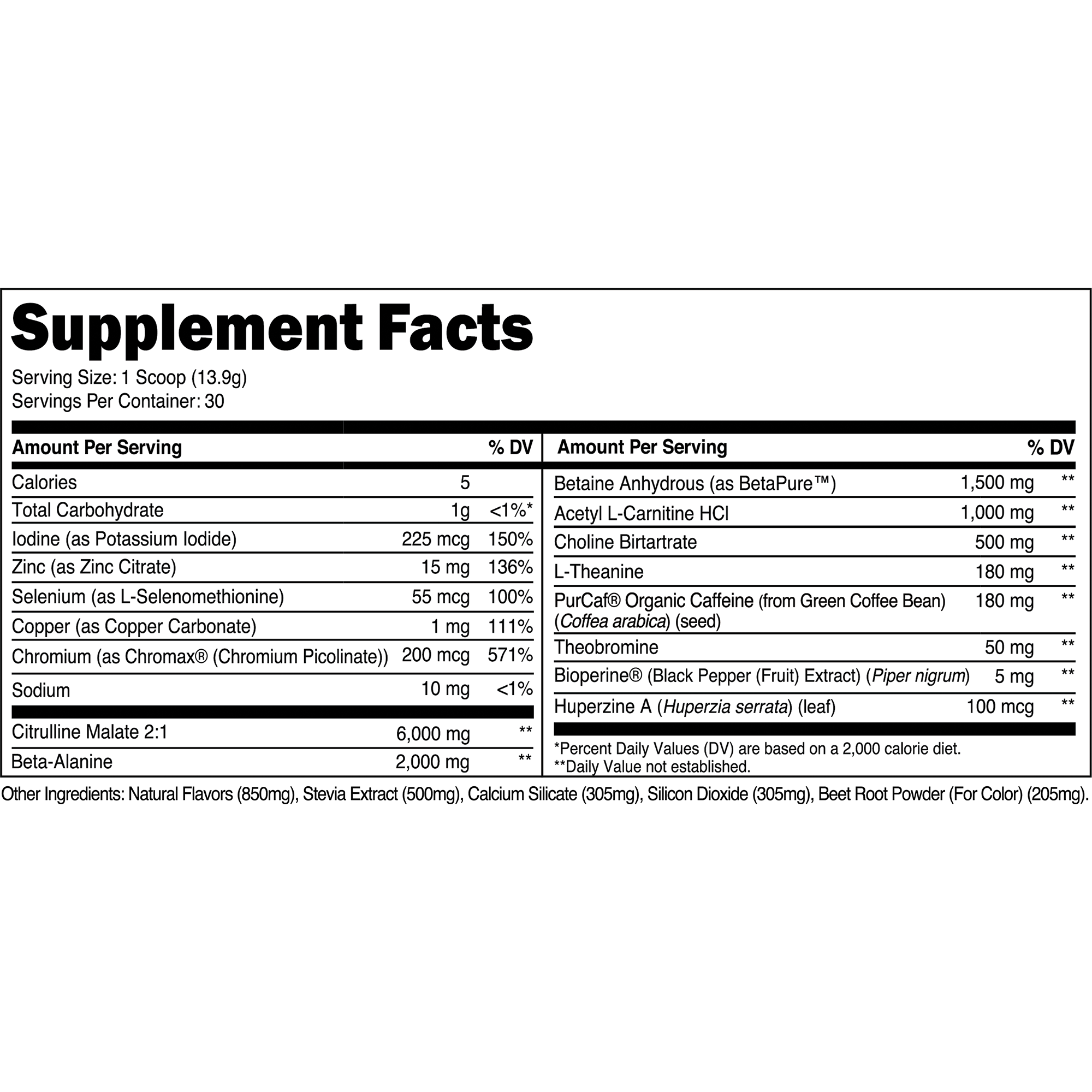 Lean Pre-Workout
