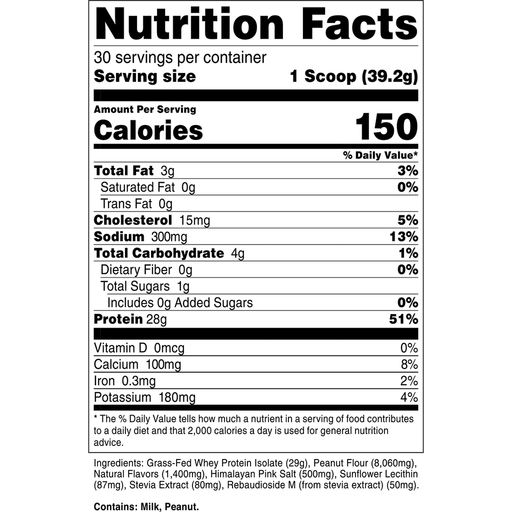 Grass-Fed Whey Protein Isolate