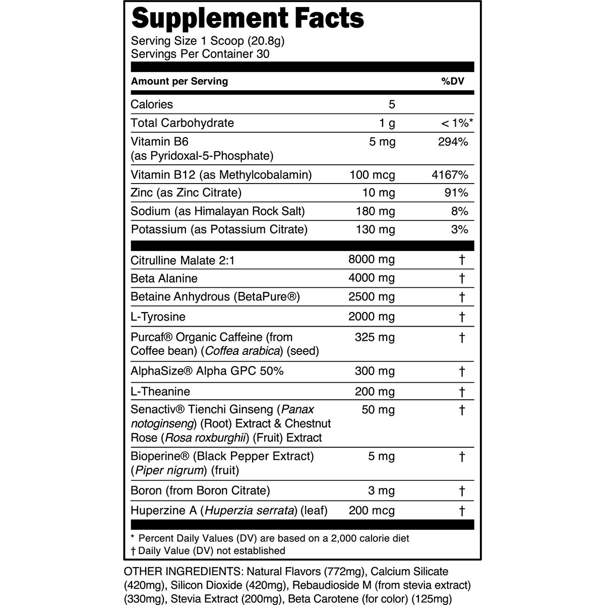 Bulk Black Pre-Workout