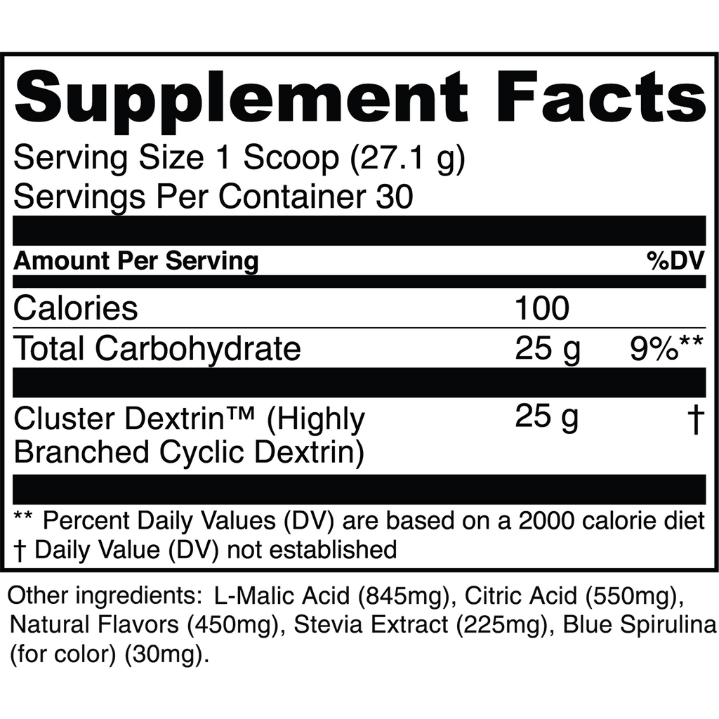 30 Servings-Blue Raspberry