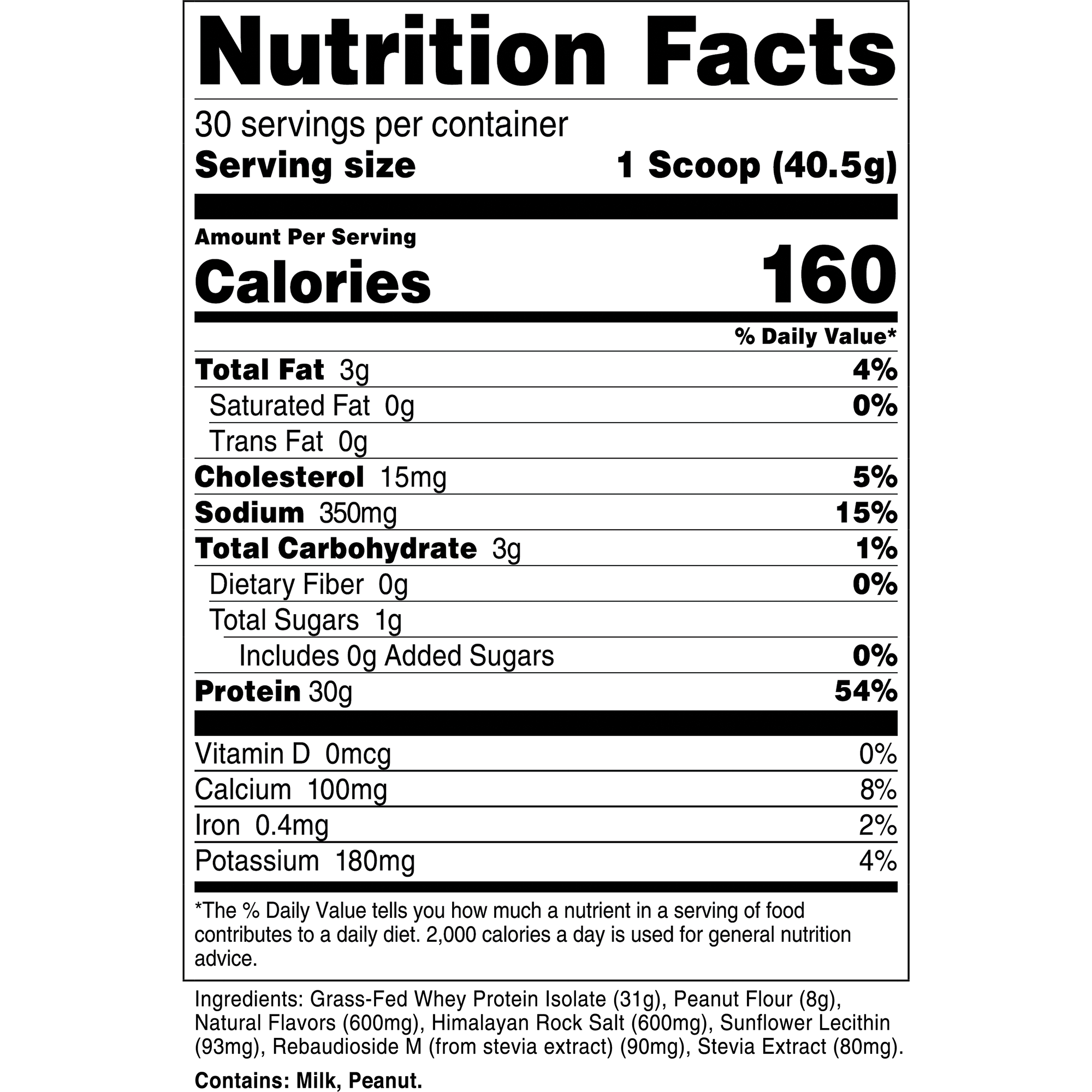 Grass-Fed Whey Protein Isolate