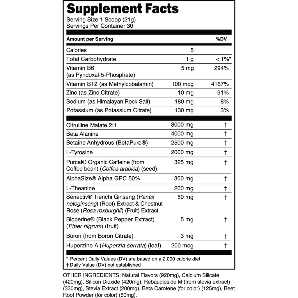 Bulk Black Pre-Workout