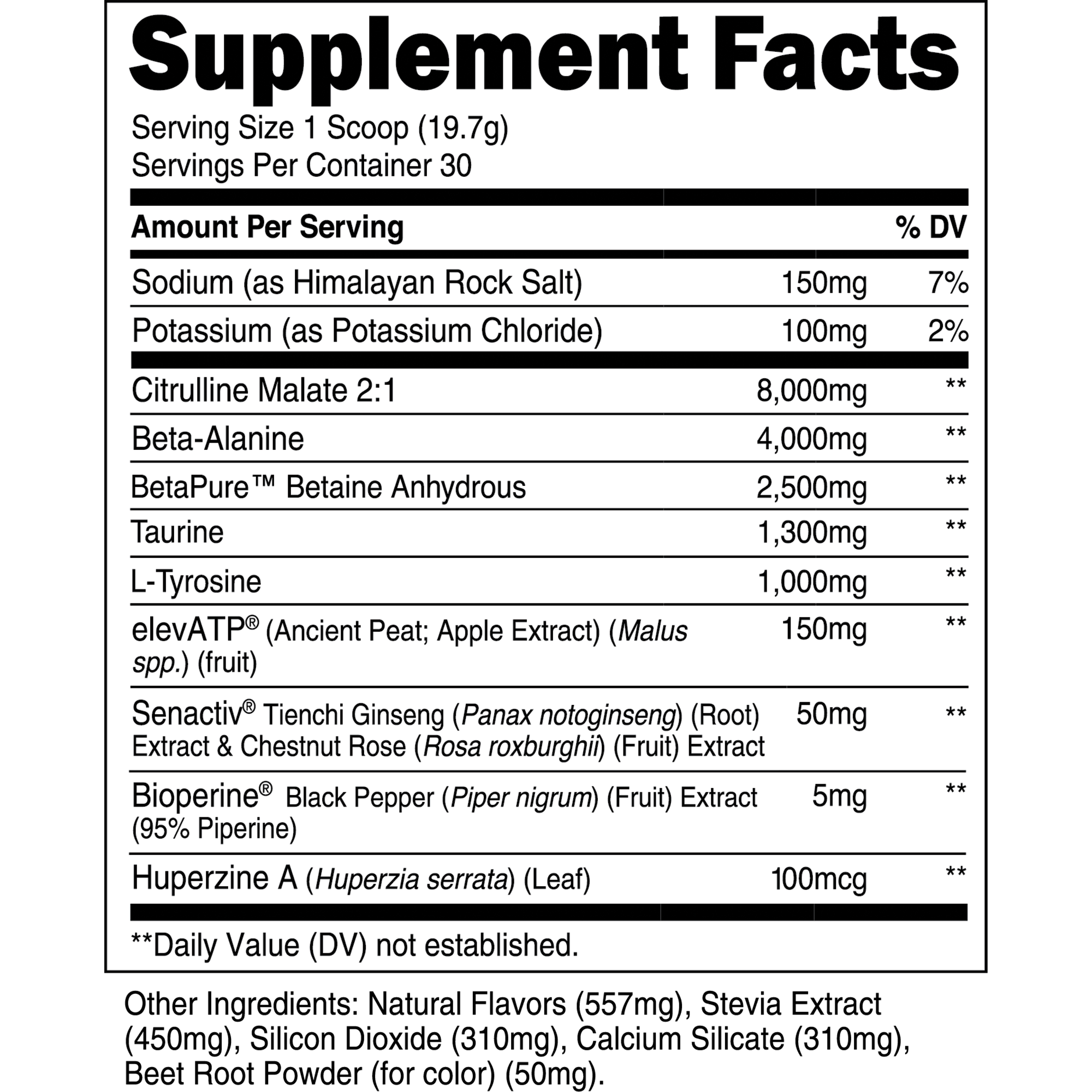 30 Servings-Raspberry Hibiscus