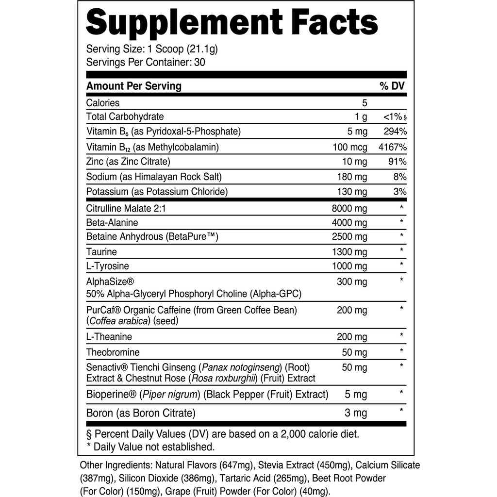 Bulk Pre-Workout