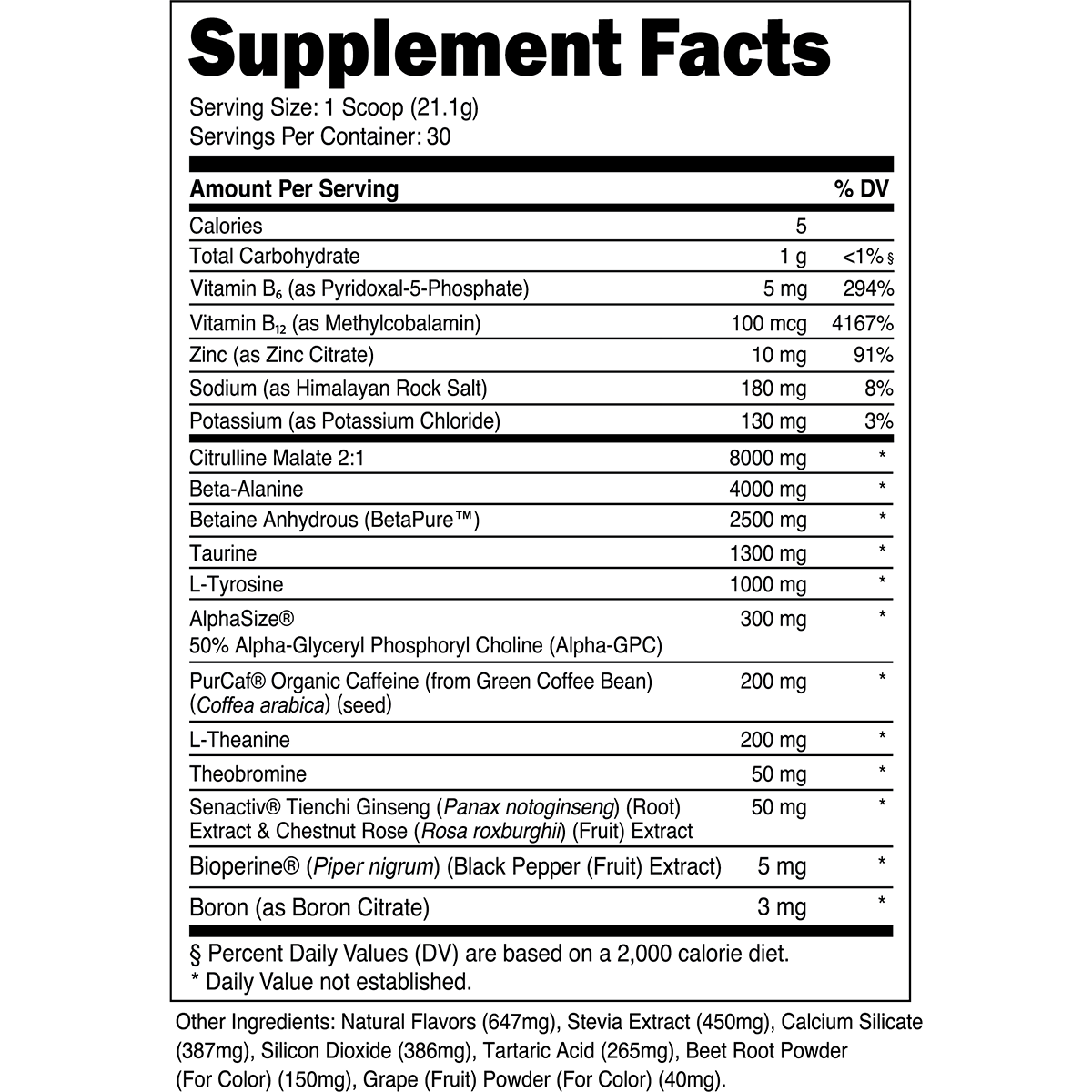 Bulk Pre-Workout
