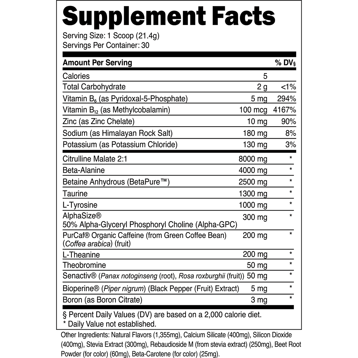 Bulk Pre-Workout