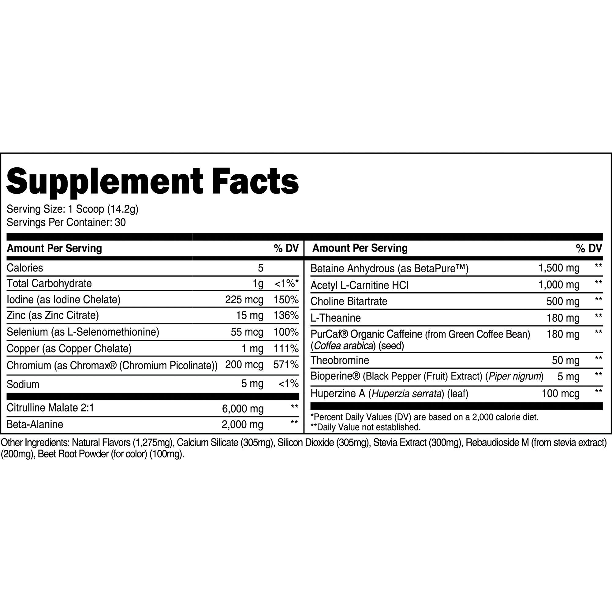 Lean Pre-Workout