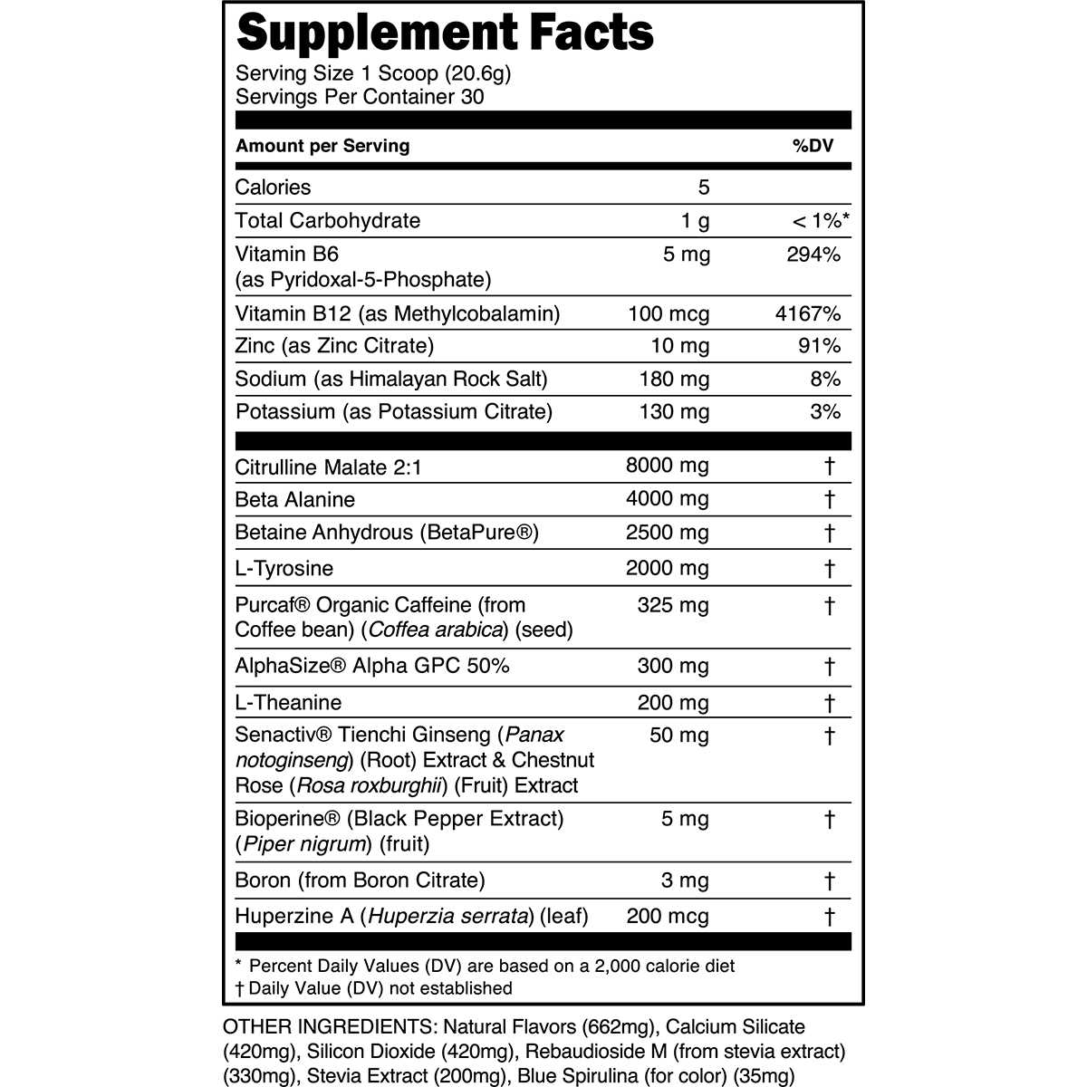Bulk Black Pre-Workout
