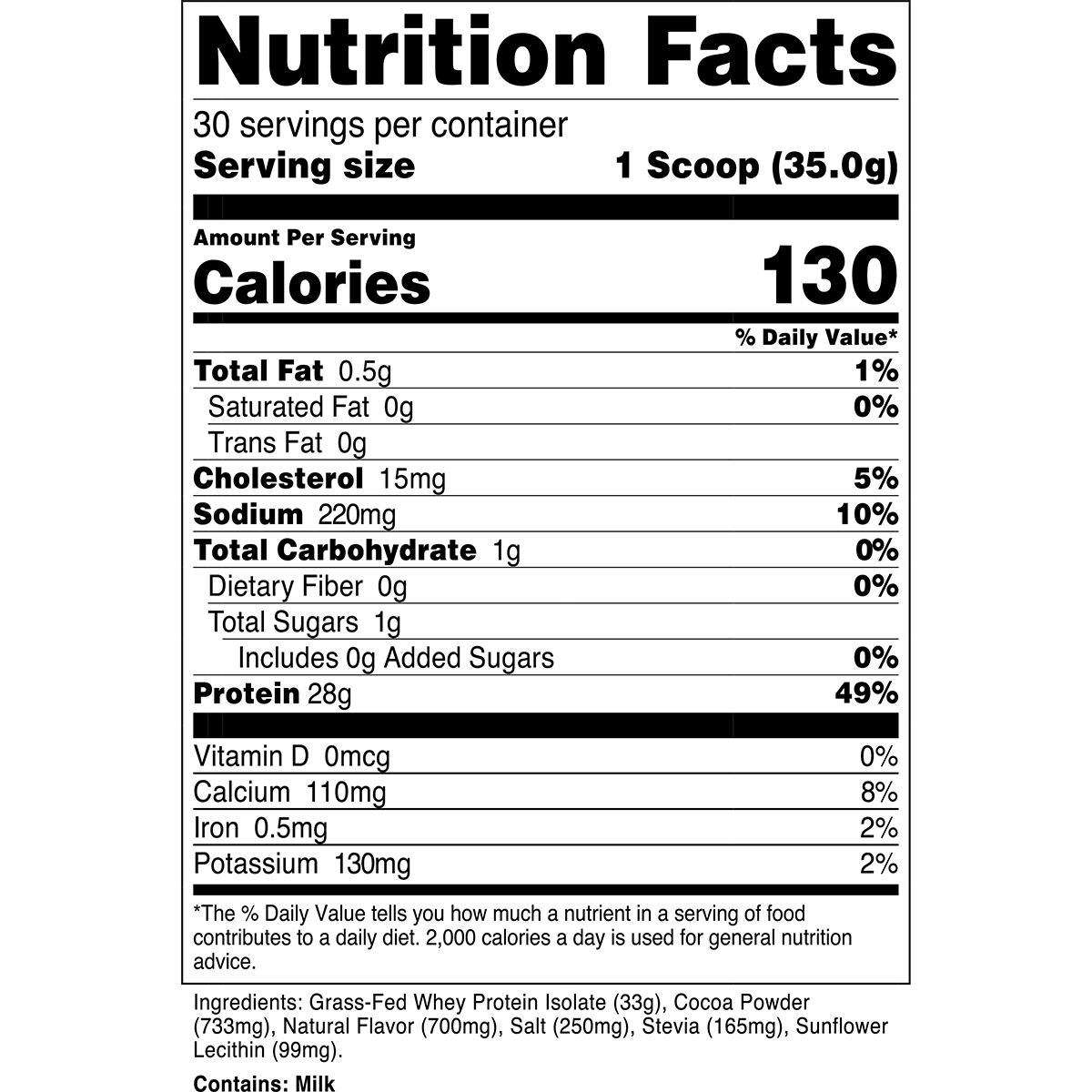Grass-Fed Whey Protein Isolate